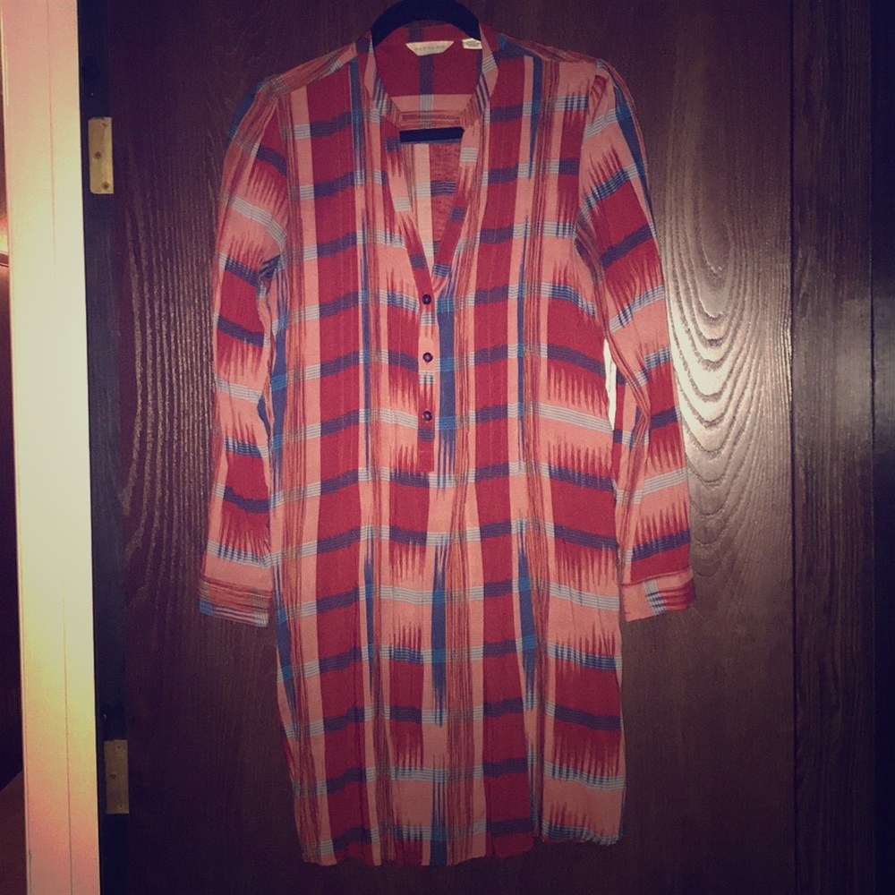 Anthropologie plaid dress !